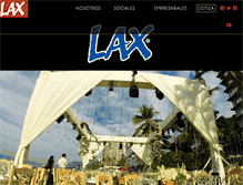 Tablet Screenshot of lax.com.mx